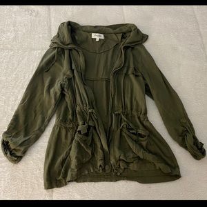 Olive Green Anorak Jacket